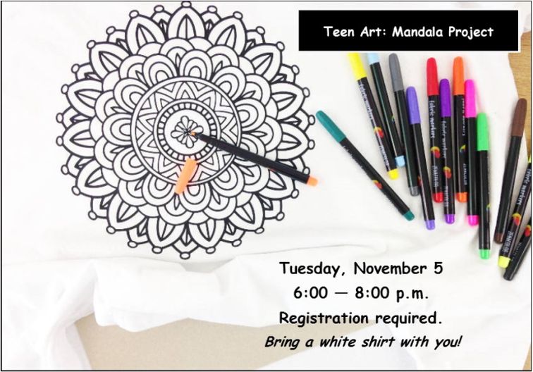 Teen Art-  mandala project