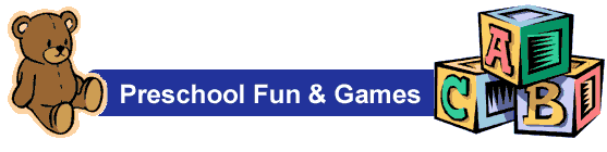 Preschool Fun and Games Header