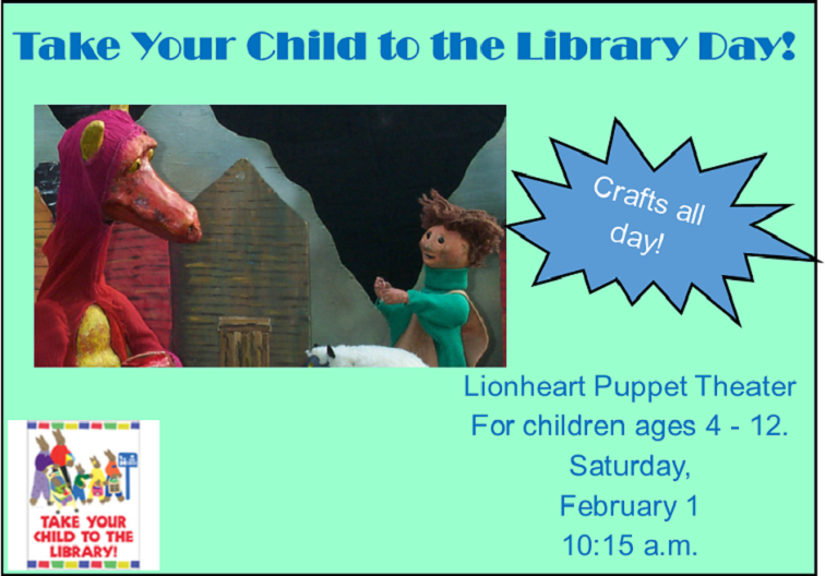 Take your child to the library day