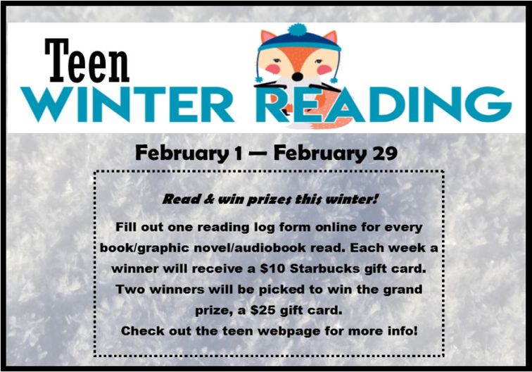 teen winter reading 2020 