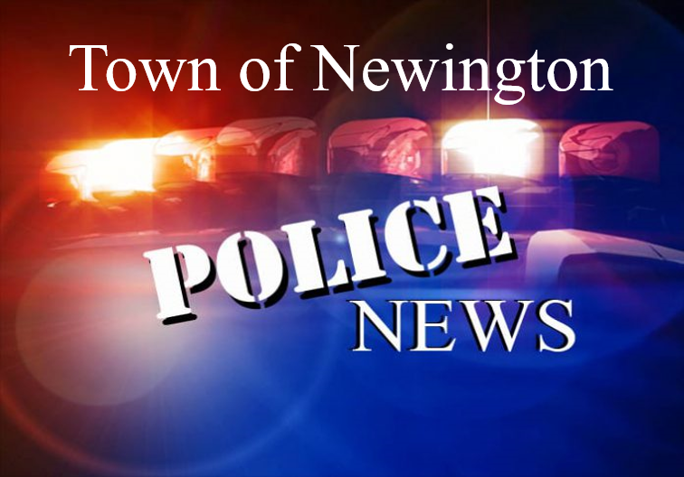 Image of Police Cruiser with the words Town of Newington Police News