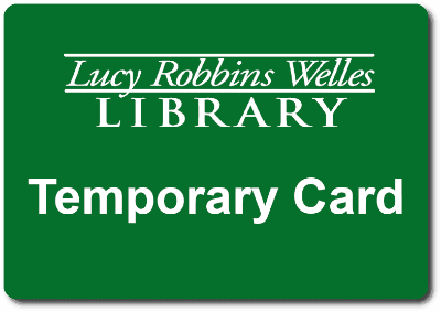 temporary library card