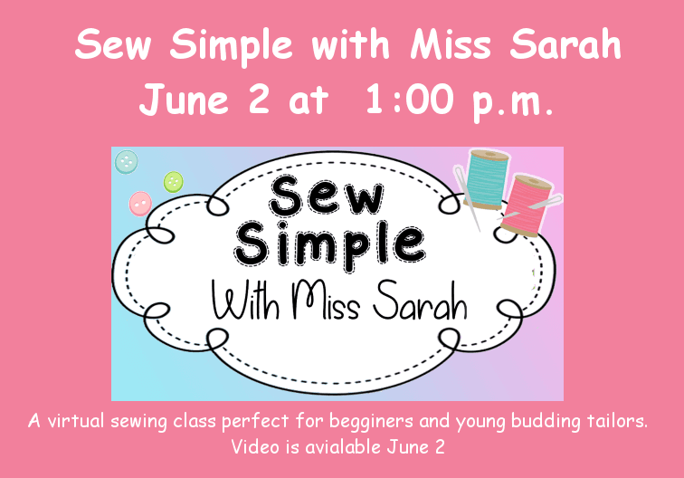 simple sewing  with Miss Sarah