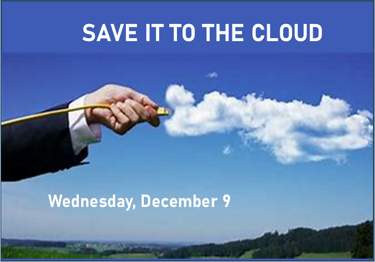 save it to the cloud newsflash