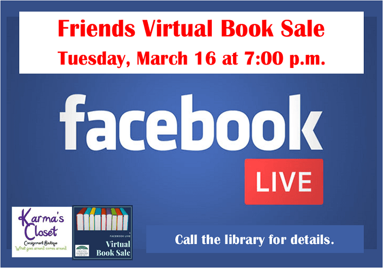 facebook live book sale newsflash