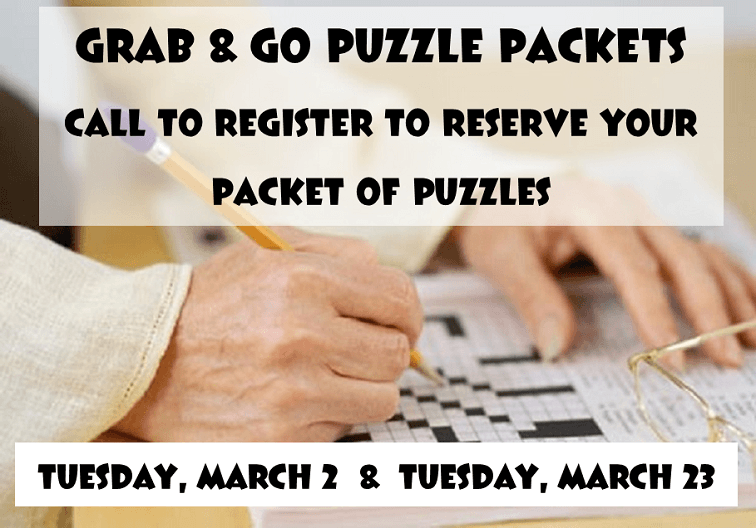 grab and go puzzle packets newsflash