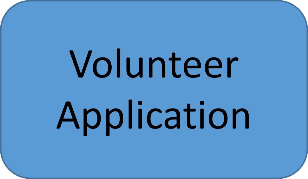 Blue Button saying Volunteer Application