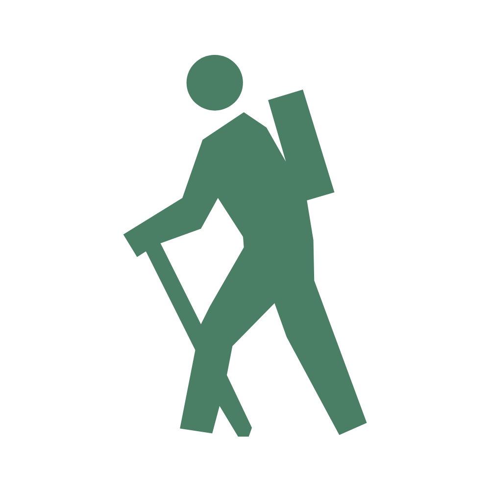 Hiking symbol